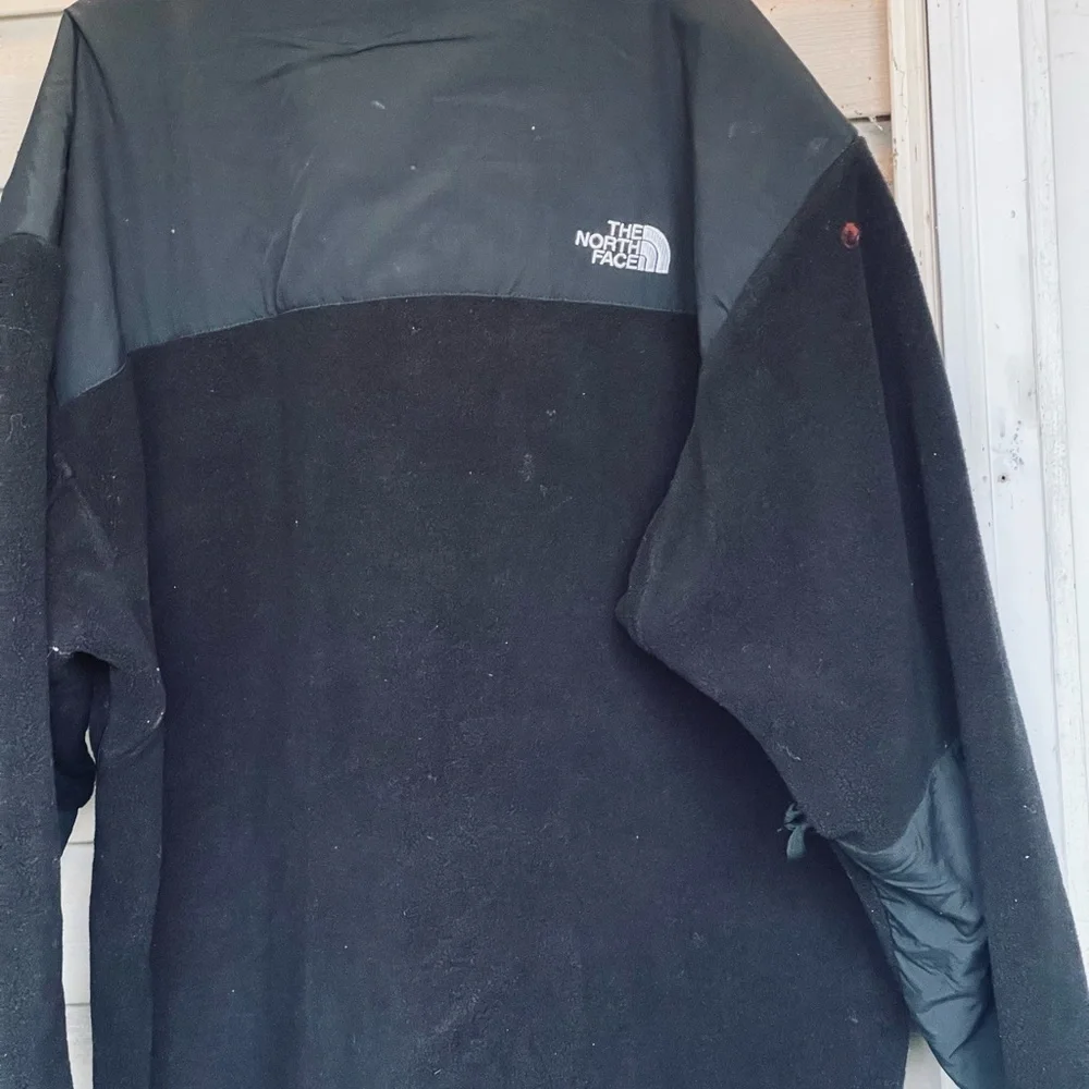 The North Face Denali Dual Panel Fleece and Nylon Black Relaxed Fit Jacket